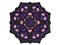 Mandala Geometric Flower Multi-Color Embroidered Iron-On or Hook & Loop Patch Applique